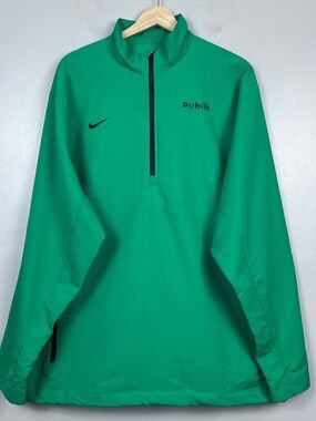 Nike Golf Men's 1/2 Zip Wind Shirt 578675 with Publix Super Market Logo Size XL